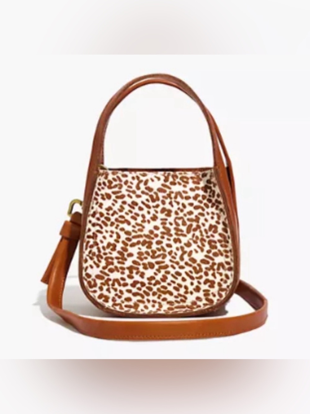 Madewell The Micro Sydney Calf Hair Crossbody Bag EUC